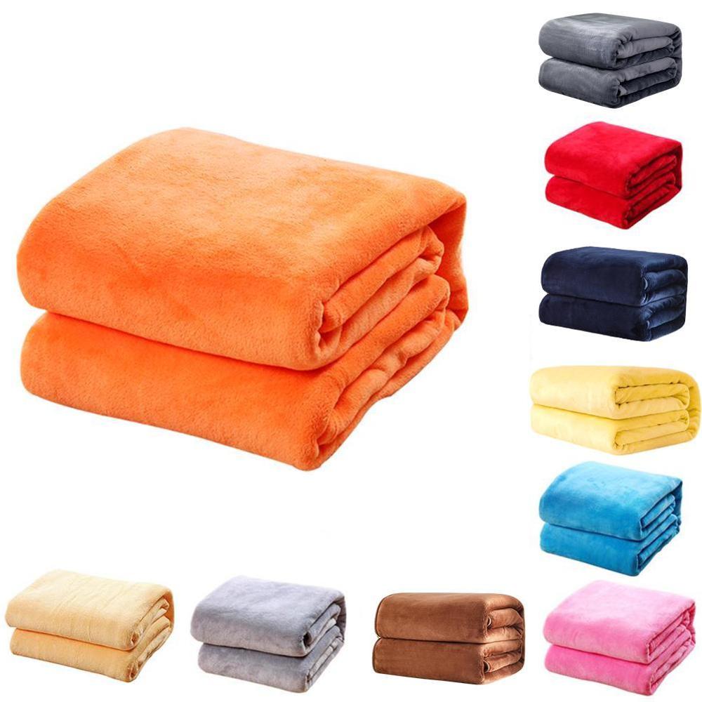 70*50Cm Zachte Warme Coral Fleece Deken Winter Blad Sprei Wassen Gooi Licht Mechanische Dunne Flanel Dekens Plaid sofa Cover