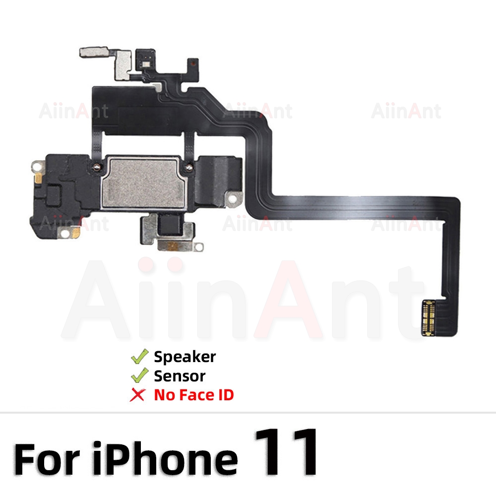 AiinAnt Telefon oben Nähe Sensor Klang Ohr Hörer Lautsprecher biegen Kabel Für iPhone 11 12 Profi X Xr Xs max 5s 7 8 Plus Sapre Teil: Gelb