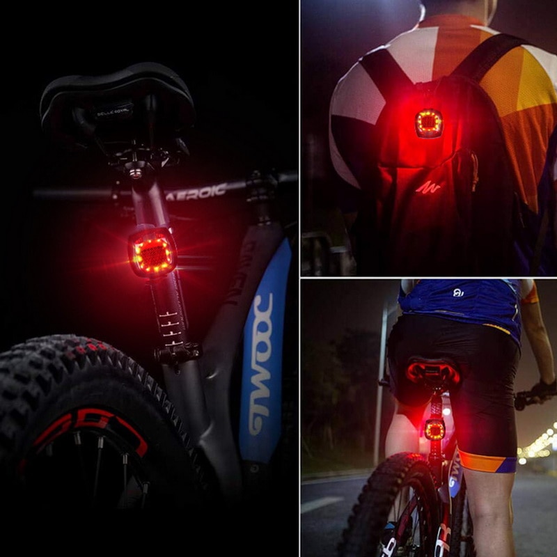 Fiets Licht Waterdicht Achterlicht Led Usb Oplaadbare Mountainbike Fietsen Light Achterlicht Veiligheid Waarschuwingslampje