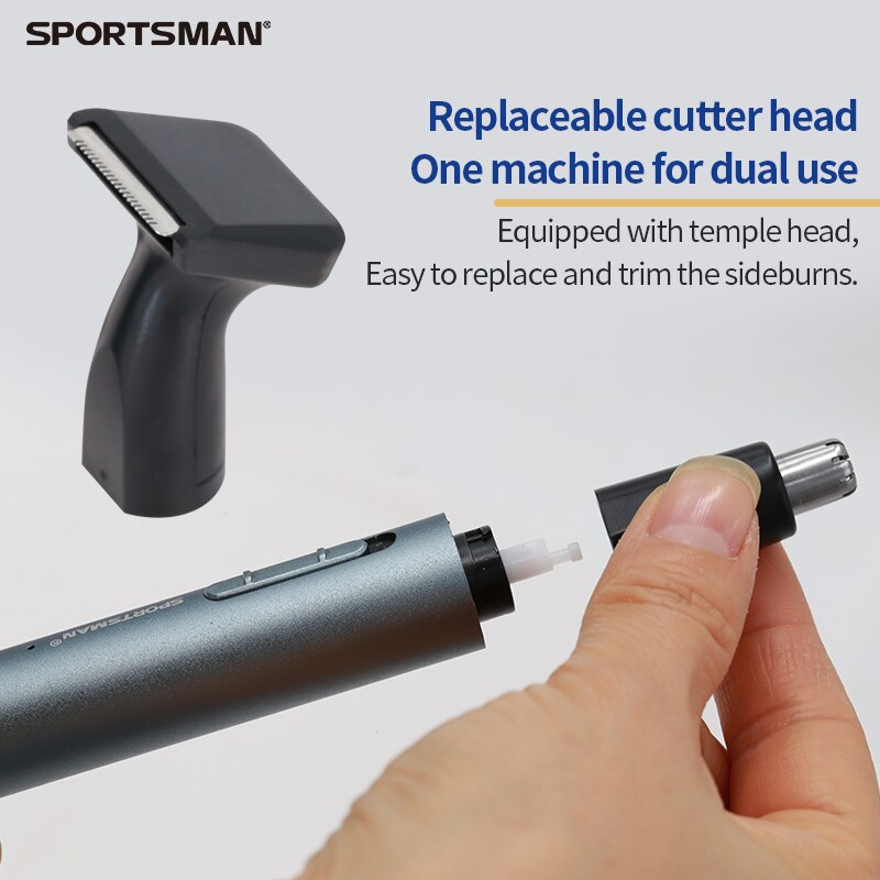 2 In1 Electric Nose Ear Trimmer for Men Shaver Rechargeable Hair Removal Body Trimer Safety Product Shaving Machine Face Care