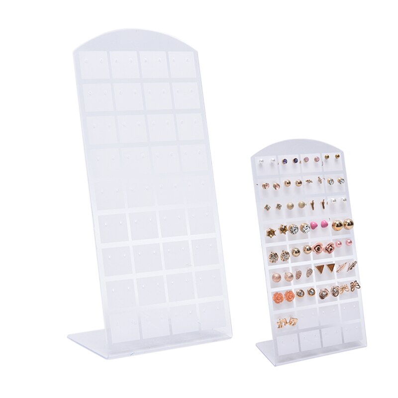 1PC Jewelry Earring Ear Studs Organizer Stand Holder Show Display Rack Showcase