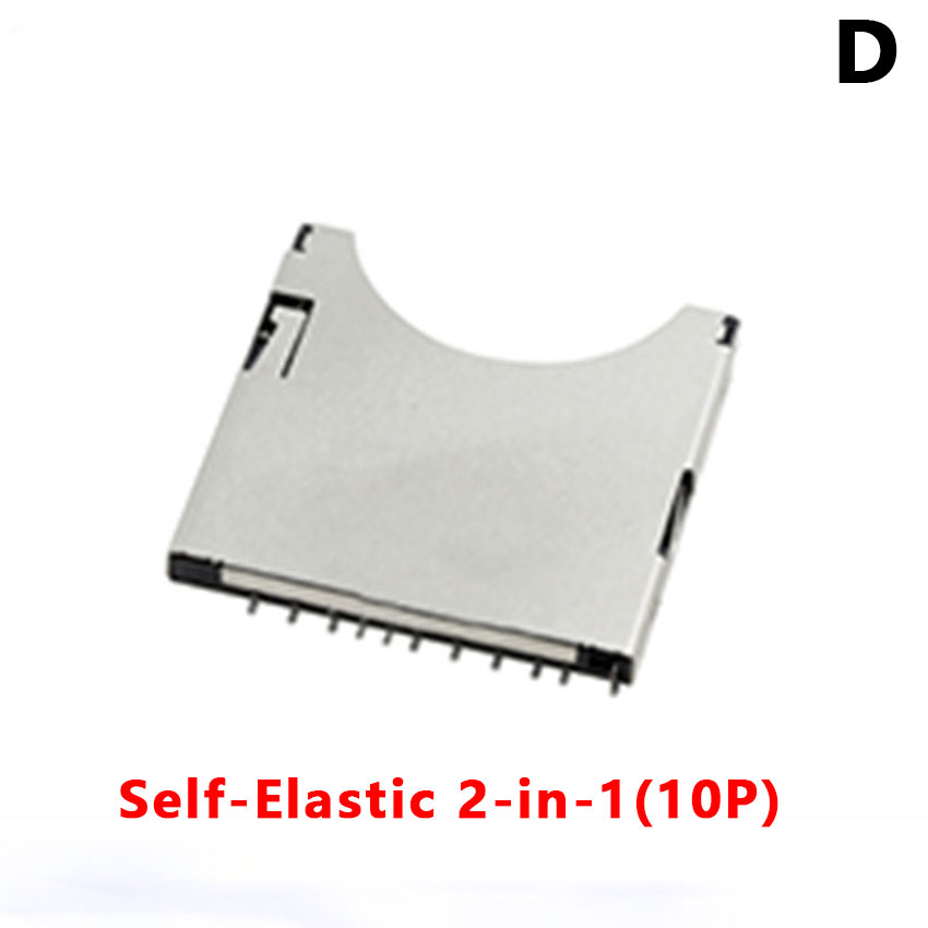 5PC SD/MINI/TF/SIM/MICRO Card Holder Card Slot Card Holder Mobile Phone Memory Card Holder With Self-Elastic Long And Short Body: MULTI