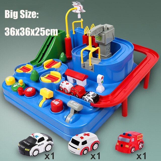 Kinderen Rail Auto Speelgoed Racing Trein Tracks Adventure Handleiding Cars Tafel Spel Puzzel Speelgoed Voor Kinderen Huis Play Game: Big C Set