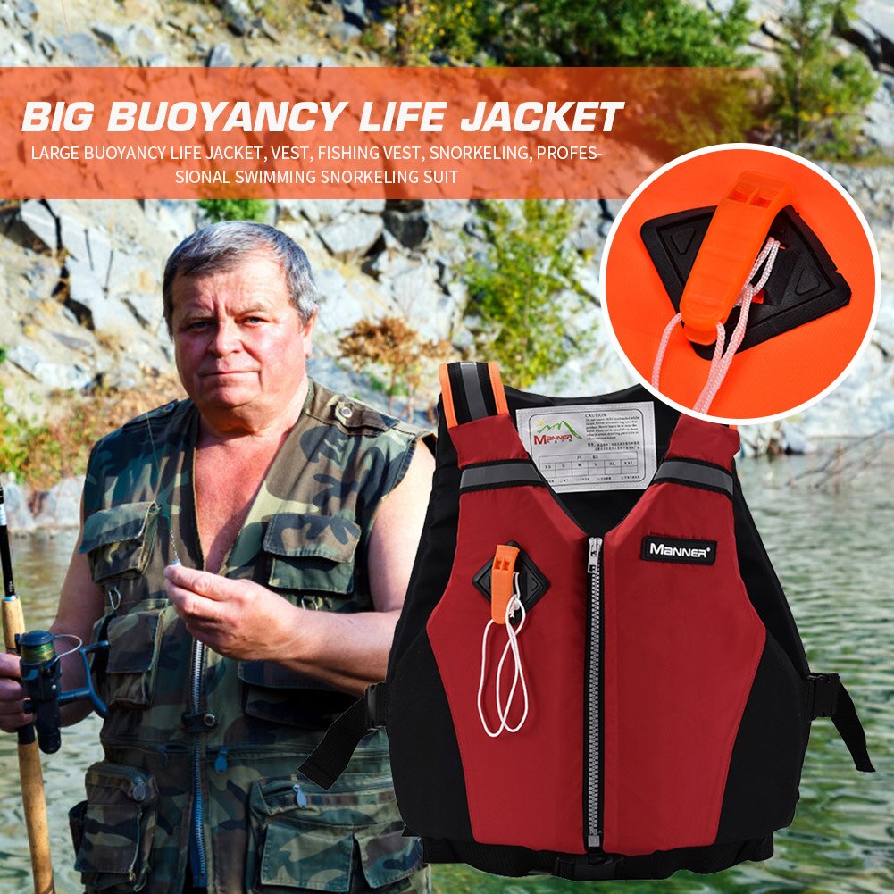 Snorkeling Boating Life Jacket Swimming Life Vest Water Sports Safe Swimming Portable Outdoor Elements