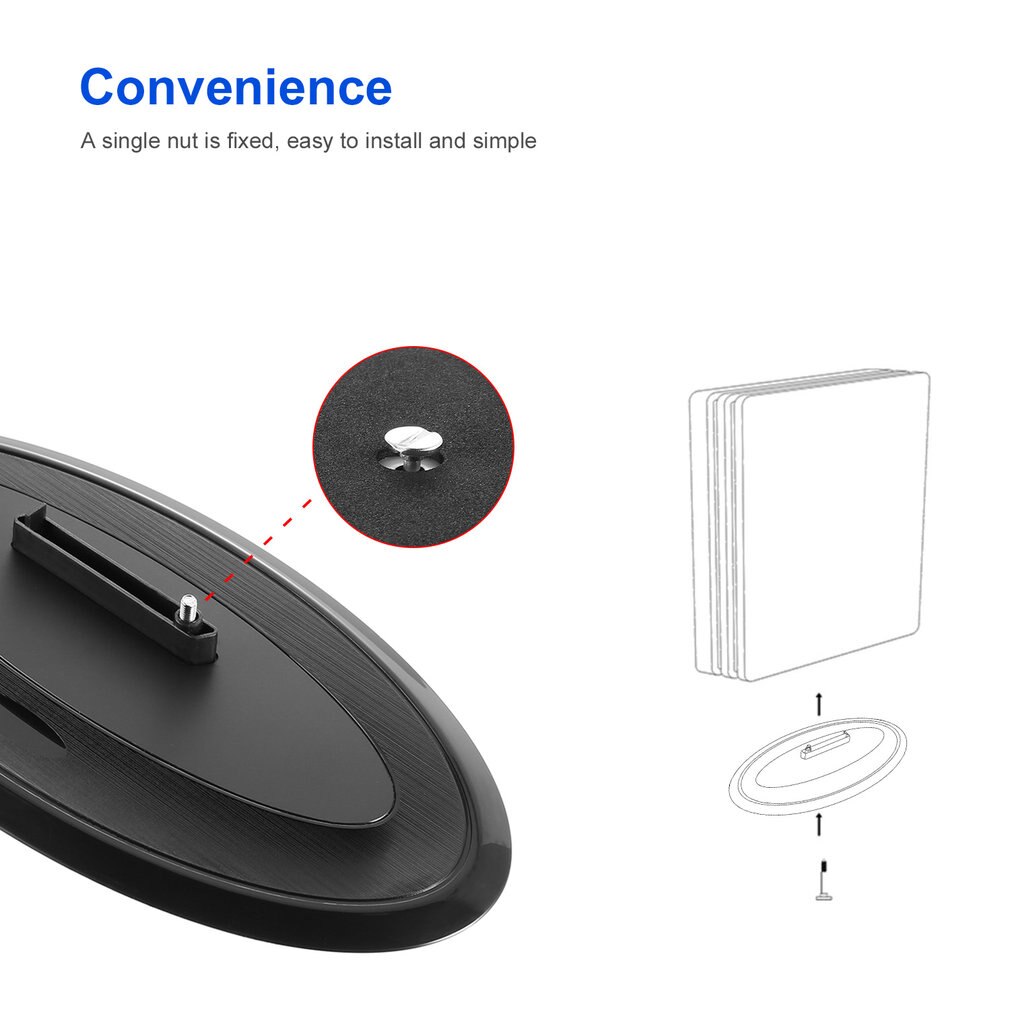 Slim Vertical Stand for PS4 Slim Mount Station Gaming Console Space-saving Portable Easy to Use Simple and Aesthetic