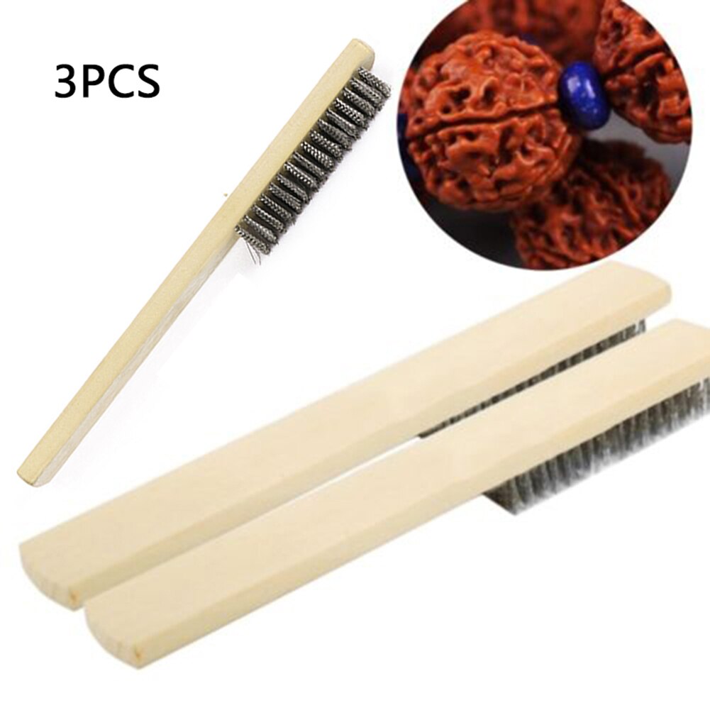 Rvs Borstel Draad Borstels Voor Metaal Roest Schoonmaken Olie Vlek Verf 3Pcs 3 *