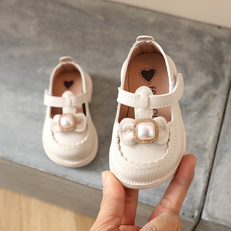 Lente Zomer Baby Meisje Schoenen Mode Parel Kids Prinses Schoenen Zachte Bodem Comfortabele Meisjes Sandalen Babyschoenen SXJ041