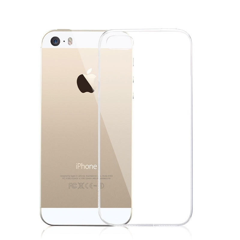 Funda de teléfono Delgado NFH para iPhone 5 y 5s SE 6 6S X funda transparente suave de silicona TPU para iPhone 7 7 Plus 8 Plus