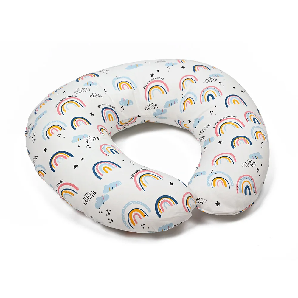 U-förmiges Still kissen für schwangere Frauen Baby Anti-Spucken und postpartale Wunder gerät multifunktion ales Baby kissen: Rosa