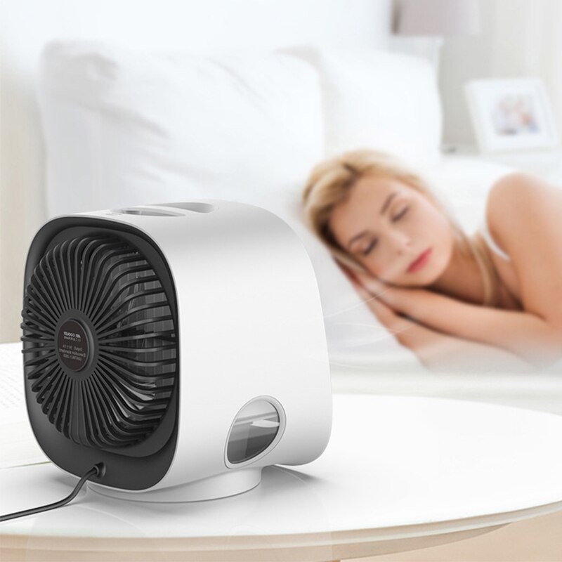 Novedad de , mini ventilador de refrigeración Anion para aire acondicionado, humidificación y refrigeración, luz nocturna, Enfriador de escritorio USB