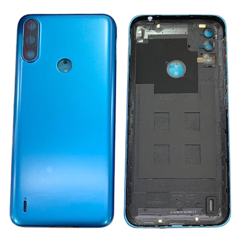 Terug Batterij Cover Achterdeur Panel Behuizing Case Voor Motorola Moto E7 Power Batterij Cover Vervanging Deel