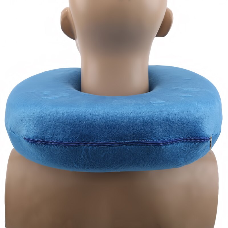 Almohada de cuello para coche, cojín en forma de U, almohada deportiva transpirable para oficina, almohada de viaje para dormir para niños, almohada de soporte para cabeza y cuello para adultos