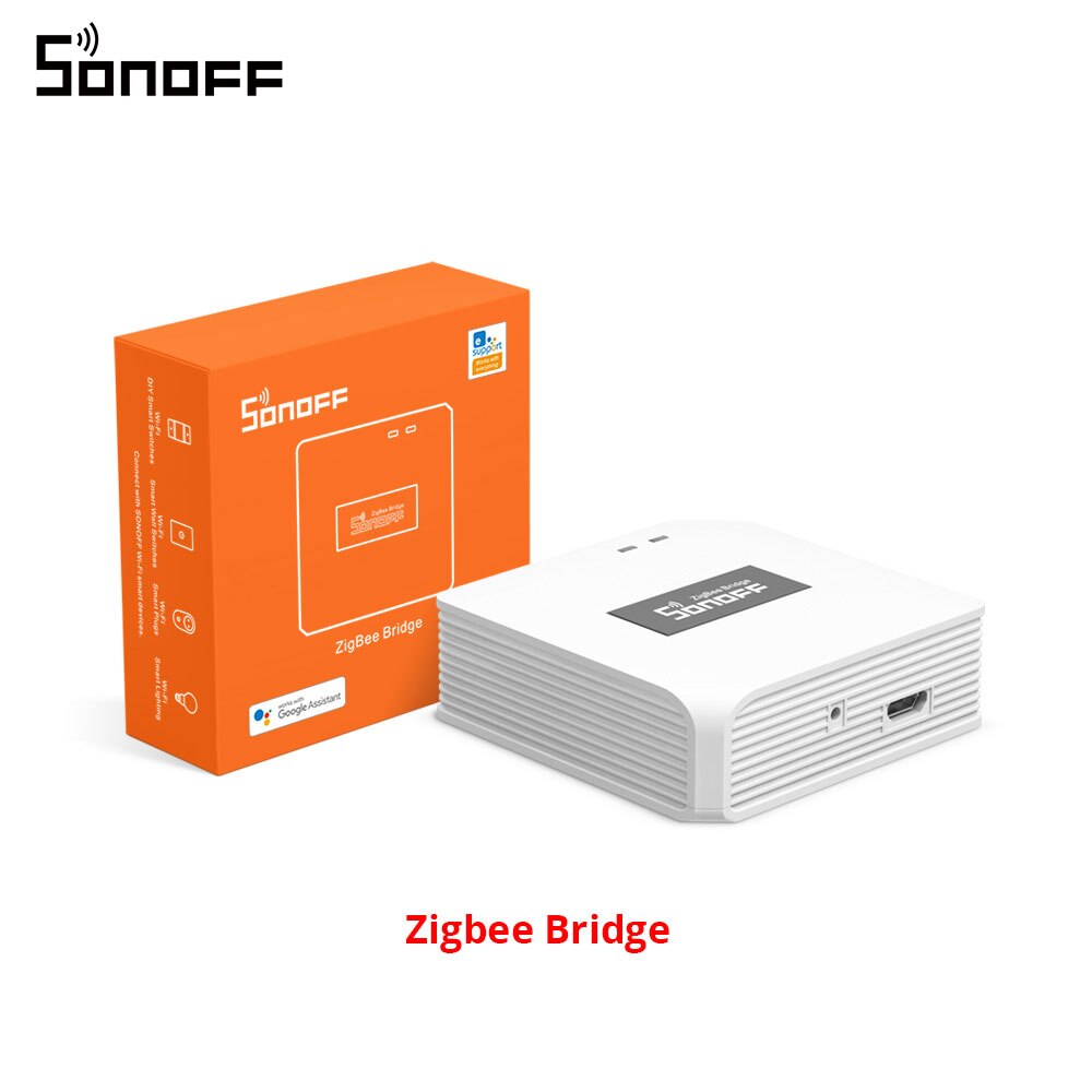 SONOFF-Interruptor inalámbrico con sensor Zigbee 3.0, dispositivo sensible al movimiento y temperatura, sonda de humedad, detector para ventana y puerta: Zigbee Bridge