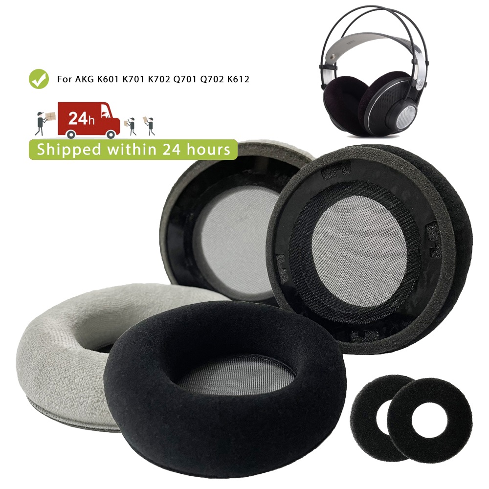 Ohrpolster für AKG K701 K702 Q701 Q702 K601 k612 k712 Profi Kopfhörer Ersatz Ohrenschützer Ohrpolster Tasse Kissenbezug Velours Kissen