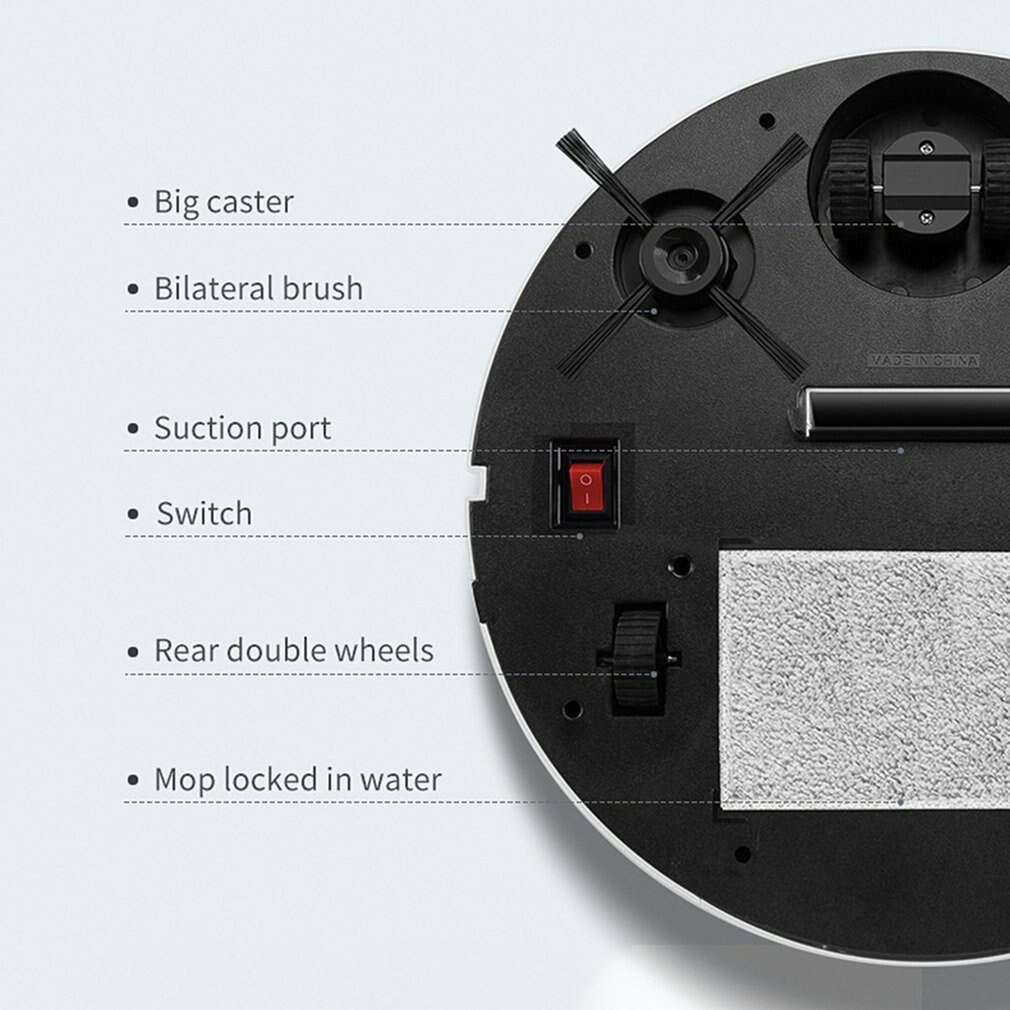 ES300 tres-en-uno barrido Robot inteligente Robot aspirador casero móvil aplicación remota de Control de eliminación de polvo de la barredora