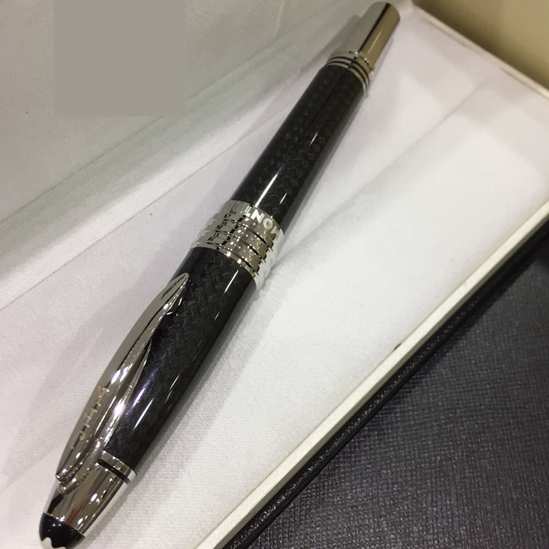 MB fountain pen JFK writer series carbon brazing commemorative high-end ink pen free box