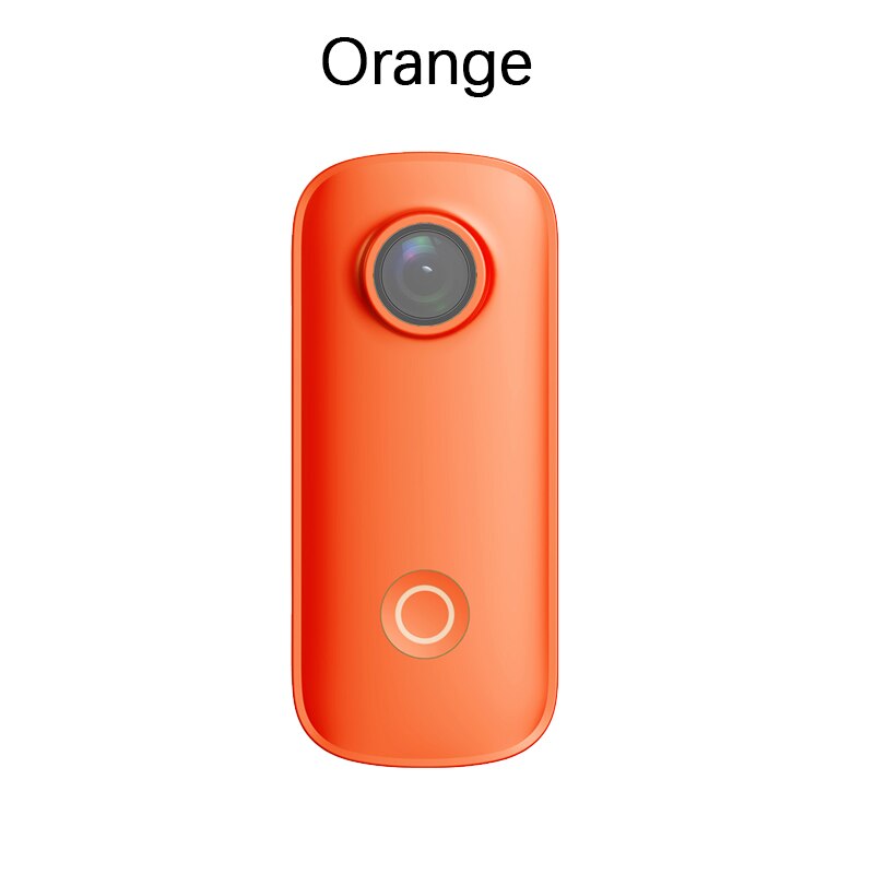 SJCAM C100 Mini caméra pouce 1080P 30FPS H.265 12MP NTK96672 2.4GHz WiFi 30M étanche Action sport DV caméra: Orange