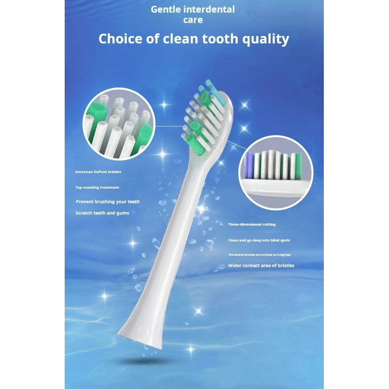 Sarmocare Electric Toothbrush Heads for S100 S200 S600 S700 S800 S900 S710 S820 S910 Electric Toothbrush for Digoo DG-YS11