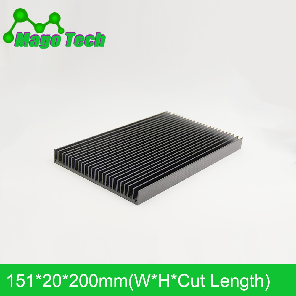 Disipador de aluminio LED placa 80W 100W radiador enfriador ajuste Transistor IC conductividad térmica LED radiador electrónica