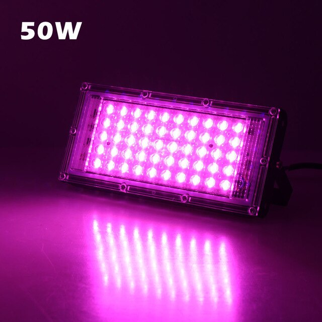 Led Jodiumlamp 50W 55W Rgb Rood Blauw Groen Warm Wit Ac 220V Schijnwerper Refletor Buitenverlichting Reclame: Lavendel
