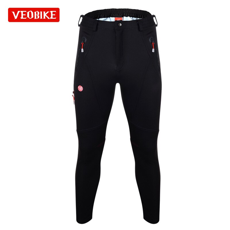 Vinter termisk fleece cykelbukser mænd cykling mtb cykeltøj cykelbukser løbe fitness kompressionstights