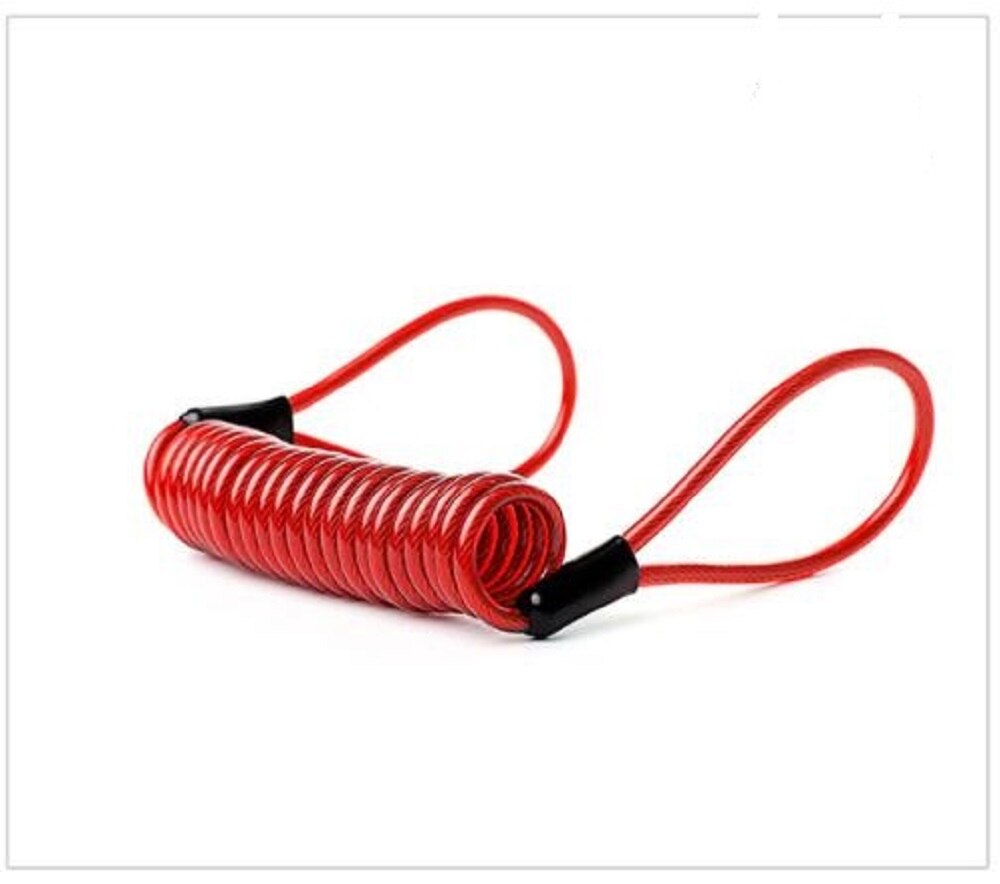 Anti theft spring rope travel wire rope reminder rope code lock accessories Outdoors Tools Practica