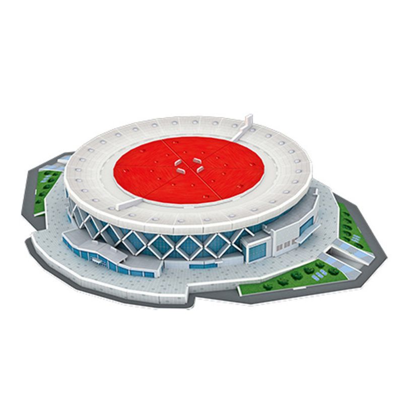 DIY 3D Puzzle Jigsaw World Football Stadium Soccer Playground Assembled Building Model Toys for Children: 5AC1102911-C