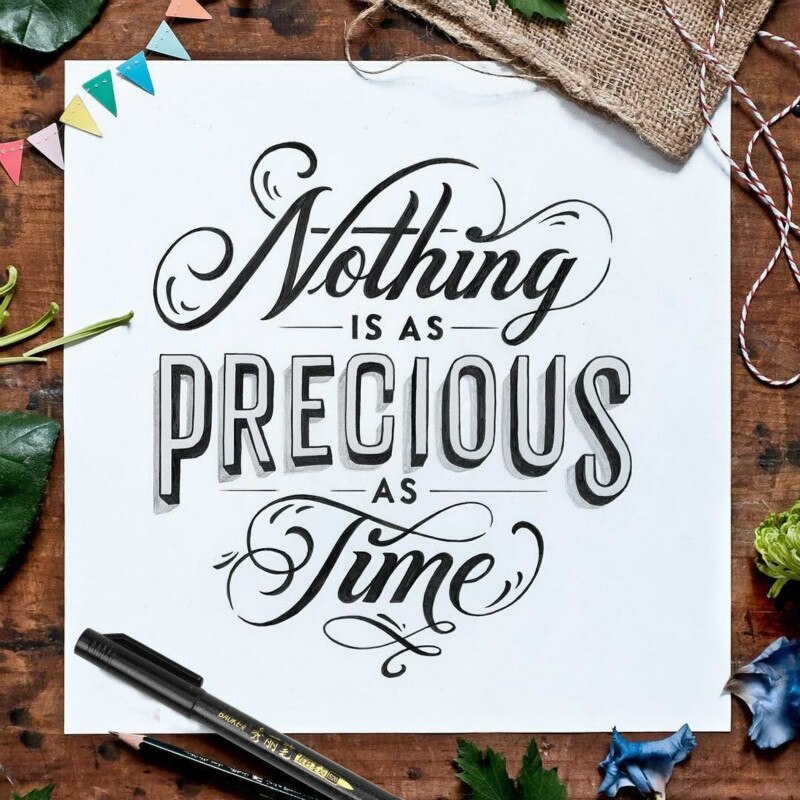 Pluma de caligrafía para escribir a mano, rotuladores de tinta negra, rotuladores de arte