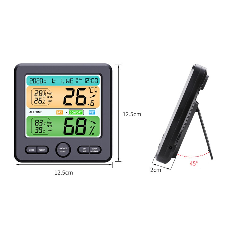 Digitale Meter Thermometer Mini Embedded Digitale Thermometer Draagbare Voor Koelkasten