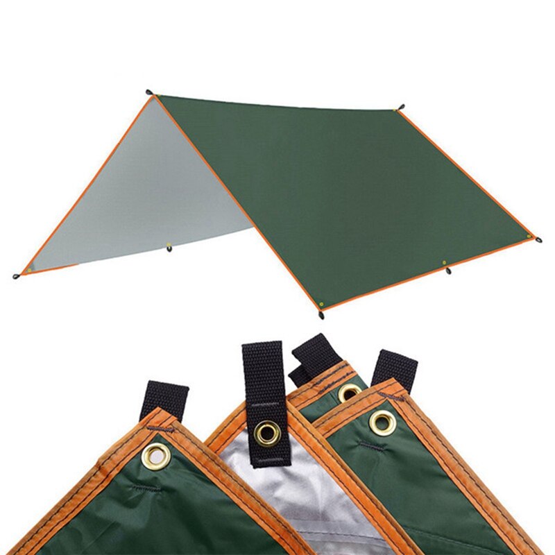 Luifel Waterdicht Tarp Tent Schaduw Ultralight Tuin Luifel Zonnescherm Outdoor Camping Hangmat Rainbeach Zon Onderdak