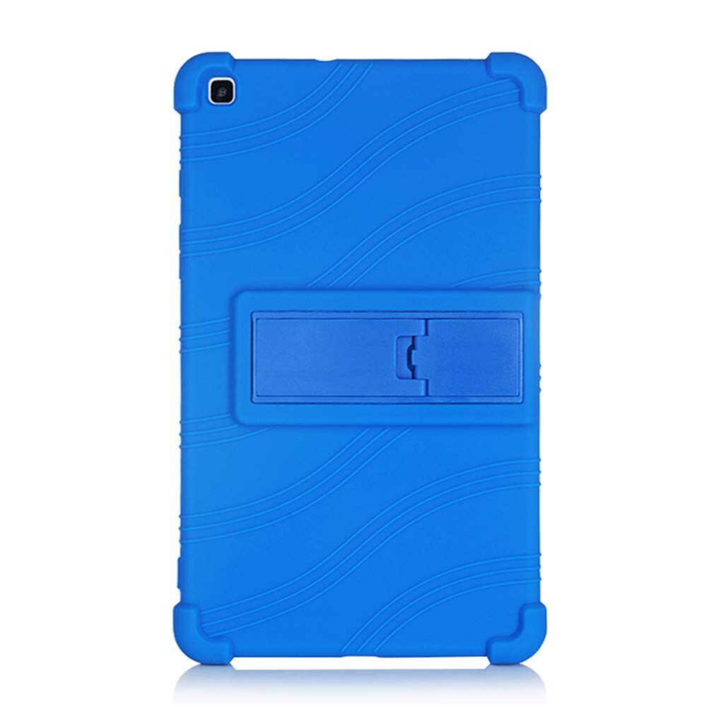 Child Shockproof Silicon Case For Samusng Galaxy Tab A 8.0 inch T290 SM-T290 T295 T297 Kickstand Tablet Shell Case Cover #S: darkblue