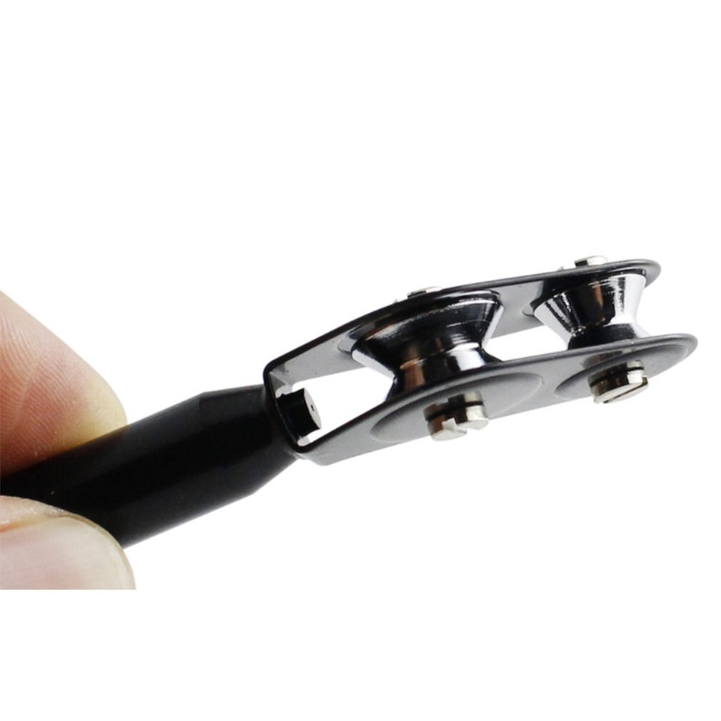 Double Roller Fishing Rod Guide Tip Durable Pulley Ring Rod Guide Tips Sea Fishing Boat Trolling Tools