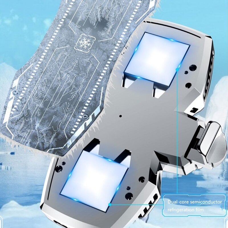 A9LC Smartphone Cooler Mobiel Radiator Met Dual Semi-Conductor Koeling Chip Cooling Case Voor Alle Soorten Mobiele Telefoon