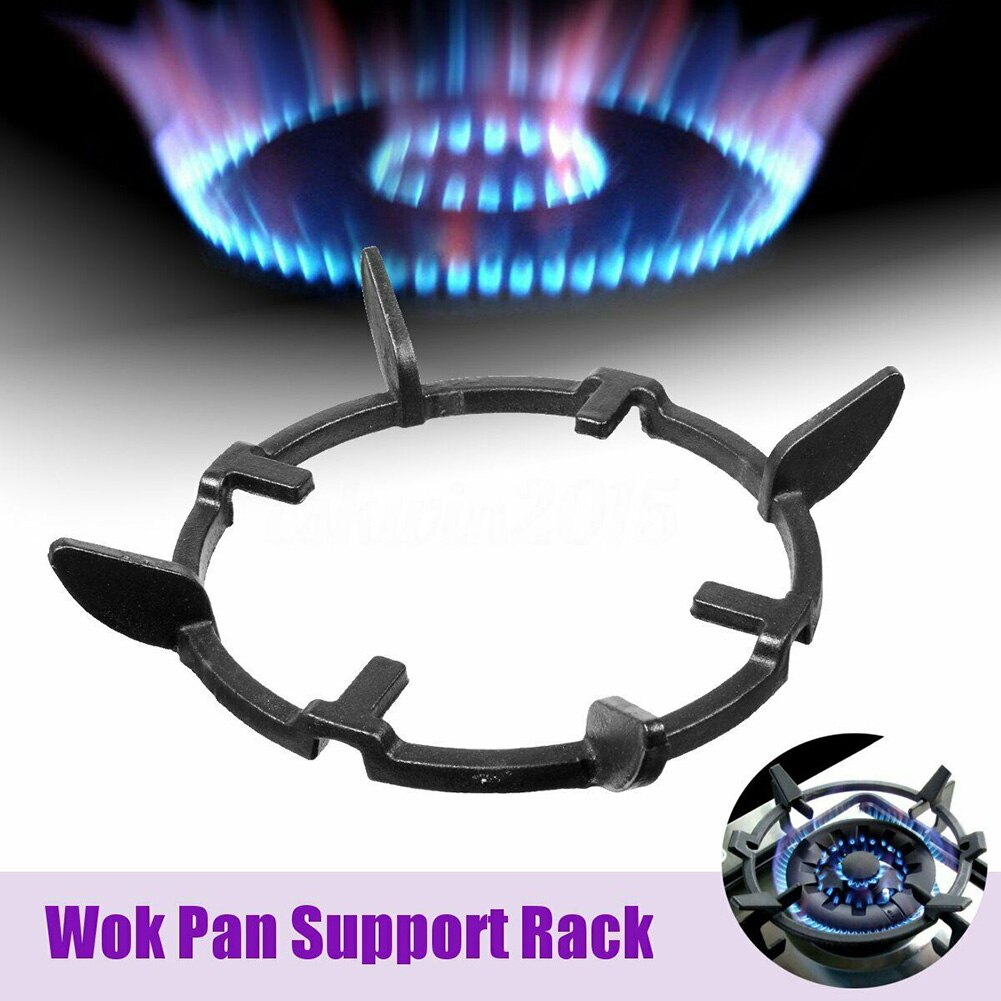 Universele Ijzeren Wok Stand Ondersteuning Rack Stand Voor Branders Gasfornuis Plank Kookplaat Fornuis Voor Branders Duurzaam Keuken Koken Levert