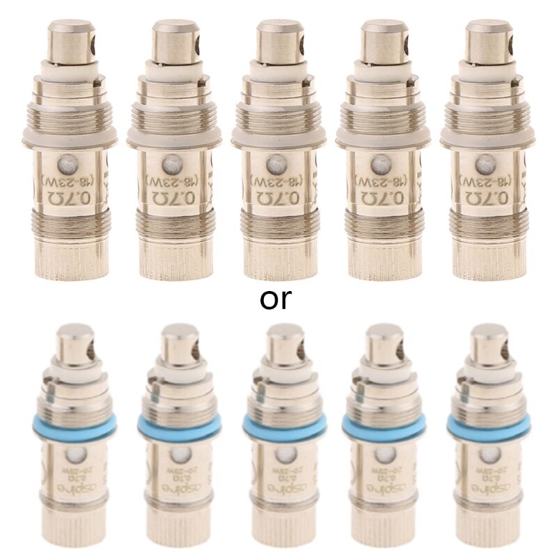 Kx4a 5 /box replacement atomizer coil heads bvc coils 0,4 ohm 0,7 ohm for r 2s tanks