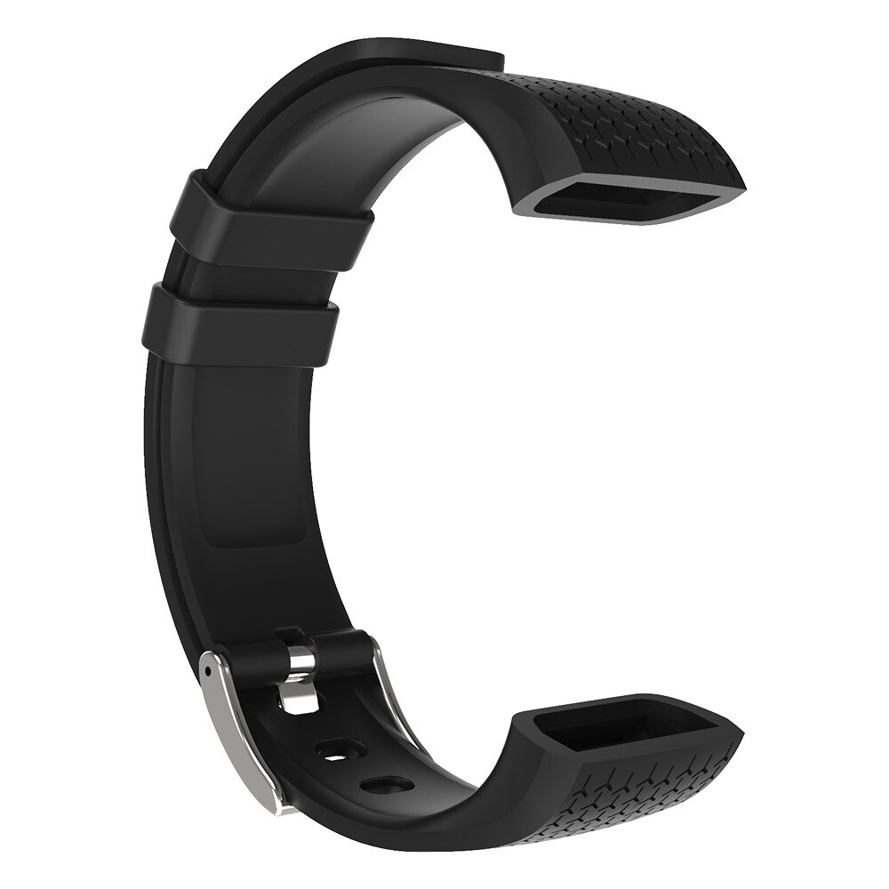 ZK30 T5 Lichaamstemperatuur Monitor Smart Horloges Fitness Polsband Druk Meting Hartslagmeter Fitness Trackers: Black Strap