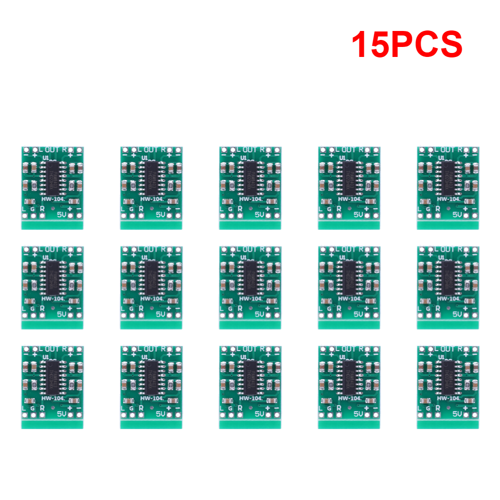 50-1PCS PAM8403 Audio Speaker Sound Amplifier Board Module DC2.5-5.5V 2*3W Mini Power Amplifier Board for Class D Stereo Audio: black