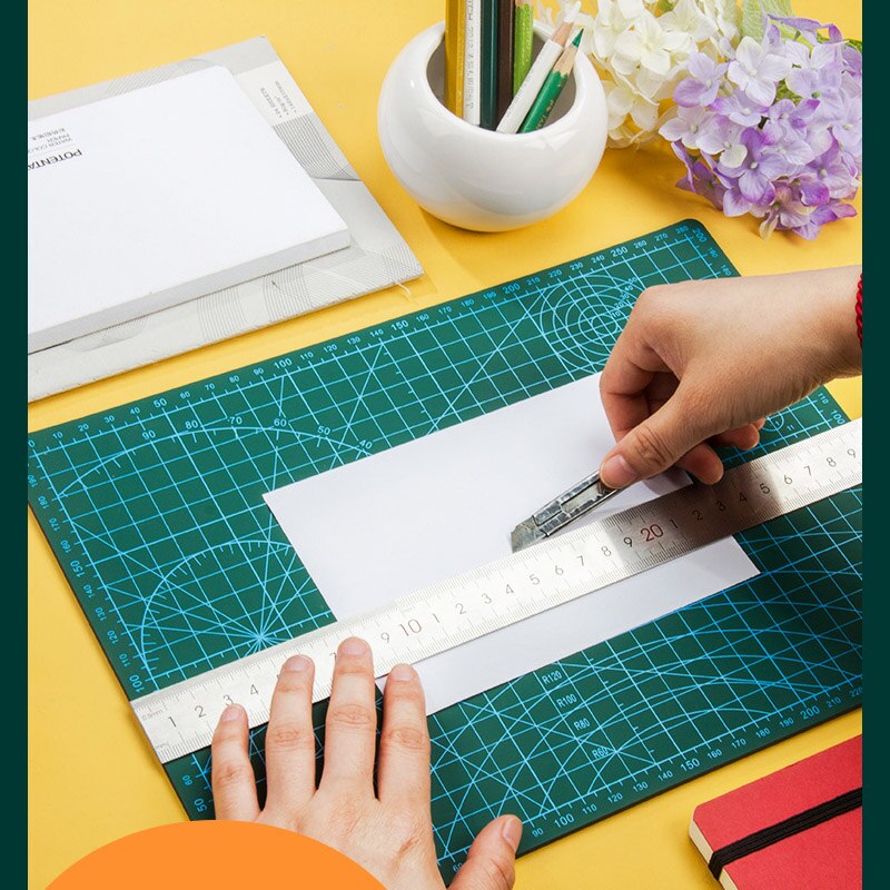 Pogrubienie A3/A5 wielofunkcyjny pcv mata robić cięcia samogojąca mata robić cięcia Podkładka pokładzie nóż robić wycinania narzędzia rękodzielnicze DIY materiały biurowe