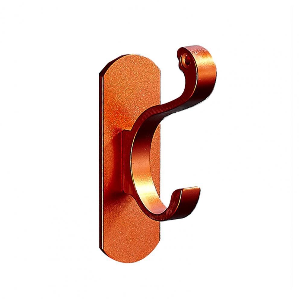 Hanging Hook Useful Heavy Duty Cloth Hanger Sturdy Structure Easy to Punch Hanger Hook: Dark Orange