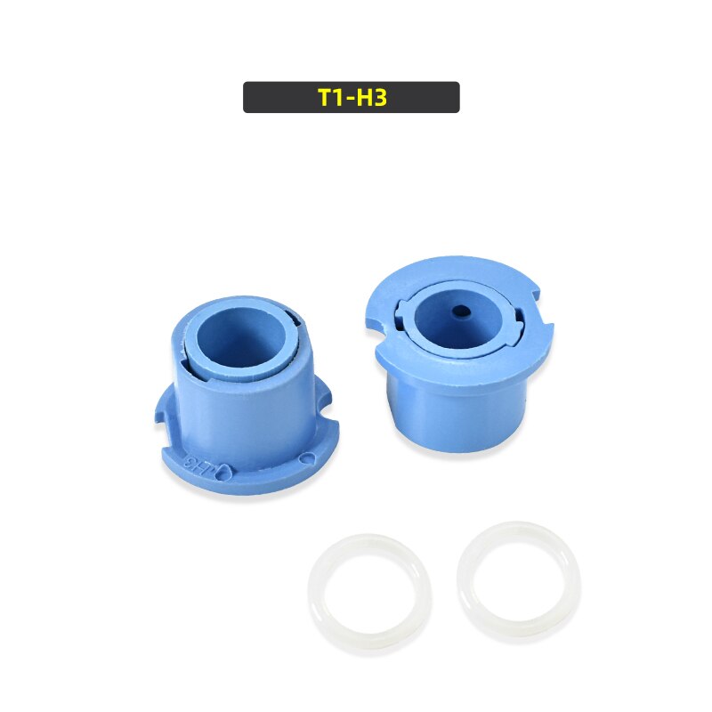 2PCS LED Car Headlight Bulb Base Adapter Socket Holder H1 H3 H4 H7 H11 9005 HB3 9006 9004 9007 H13 880 881 For T1 Auto Headlamps: H3 Socket Kit