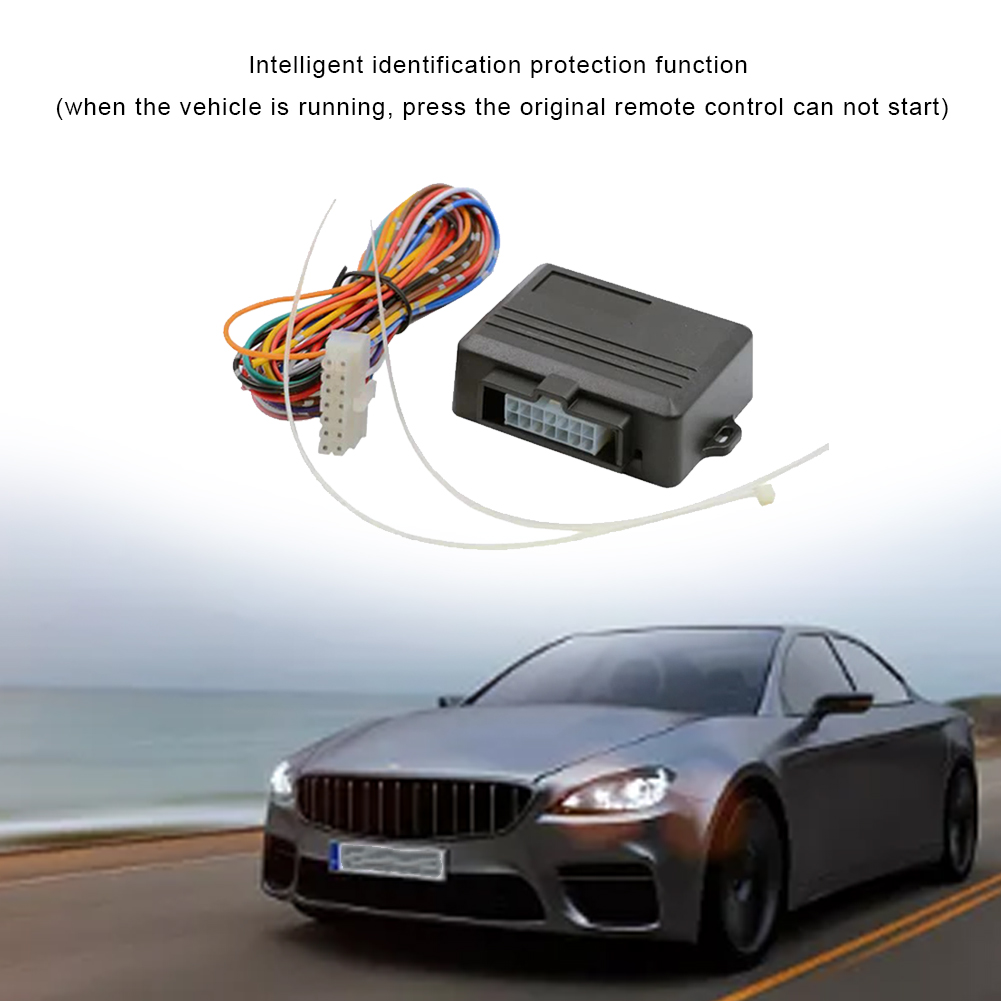 Remote Engine Start Stop with Remote Control Car Starting Module 12V Auto Starter Module Anti-theft Remote Start Car Accessories