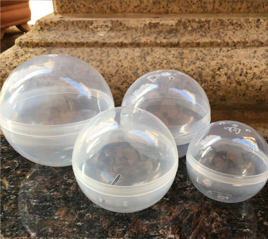 50Pieces/Lot Diameter:50mm Empty Plastic Toy Capsule Egg Shell Plastic Ball Vending Machine Round Plastic Capsule