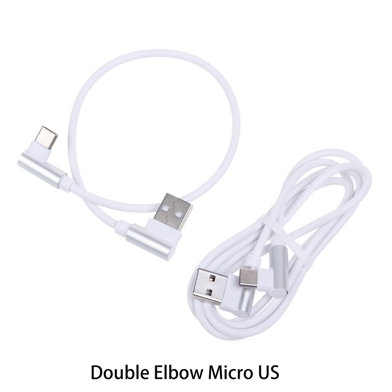 Micro USB Cable for xiaomi 90 Degree Cell Phone USB Cable Fast Charging Cable Micro USB Charger Data Sync Cable