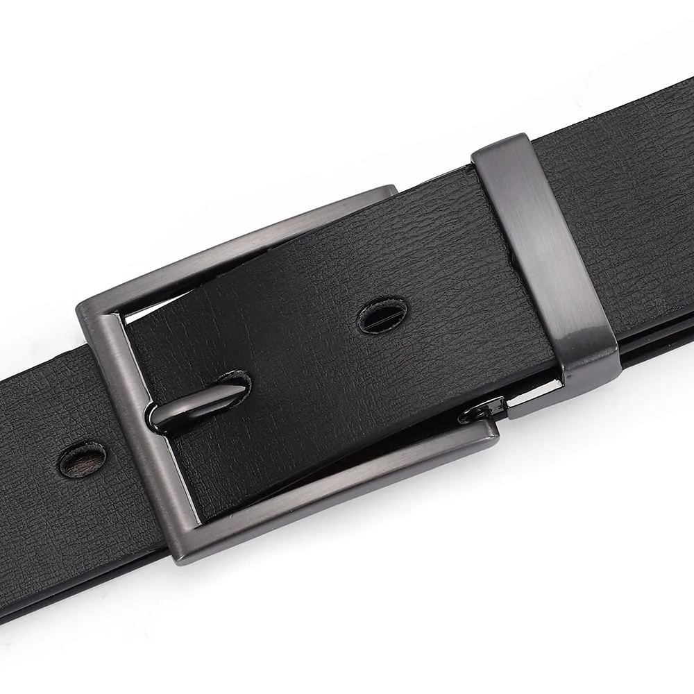 Cinturón con hebilla de piel de vaca para hombre, cinturones de vaquero de cintura de cuero genuino, accesorios de , 120, 130 y 140cm,