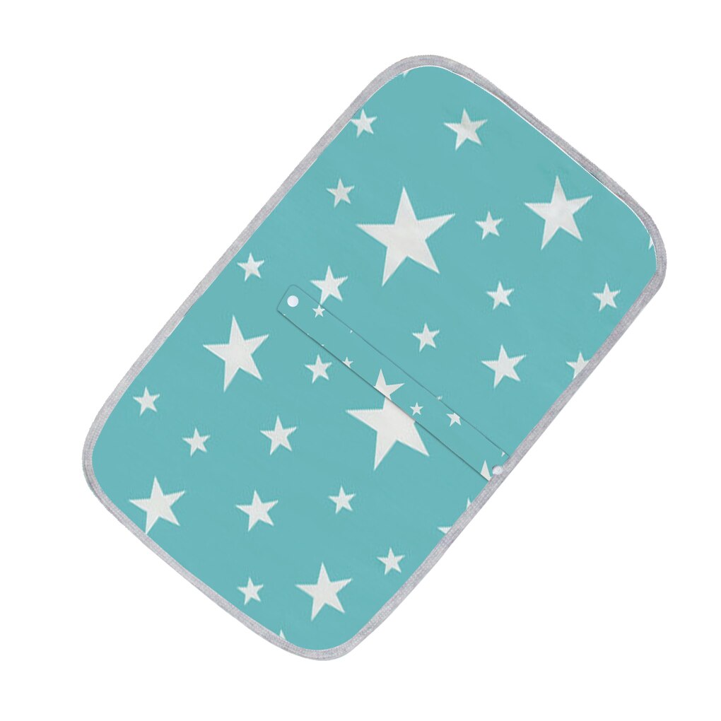 ¡Novedad de ! Colchón impermeable para bebé, colchoneta plegable lavable para bebés, colchoneta reutilizable para niños de algodón con dibujos animados, cojín de 50x70cm: 02