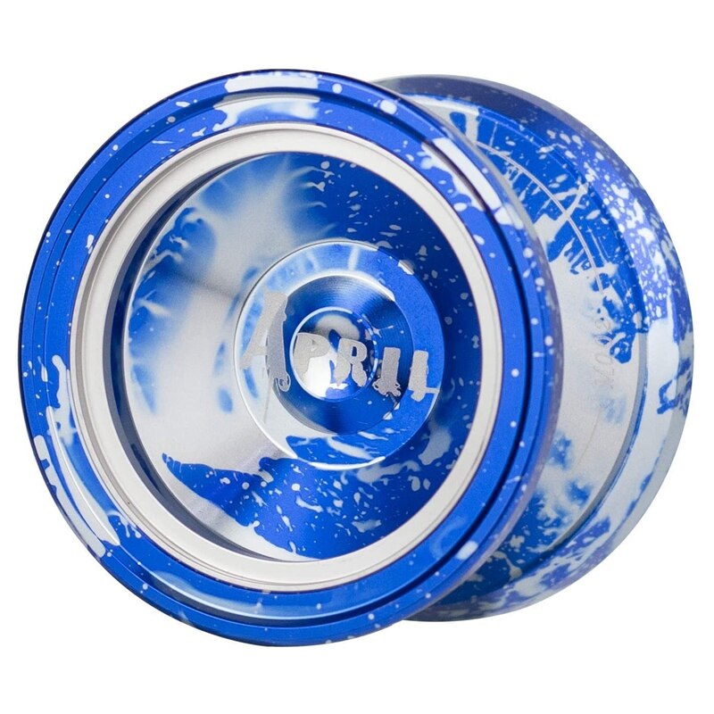 Magicyoyo  m002 jojo aus edelstahl mit t-förmigem kugellager, metallring, nicht reagierend, inklusive handschuh, holster und jojoschnüren