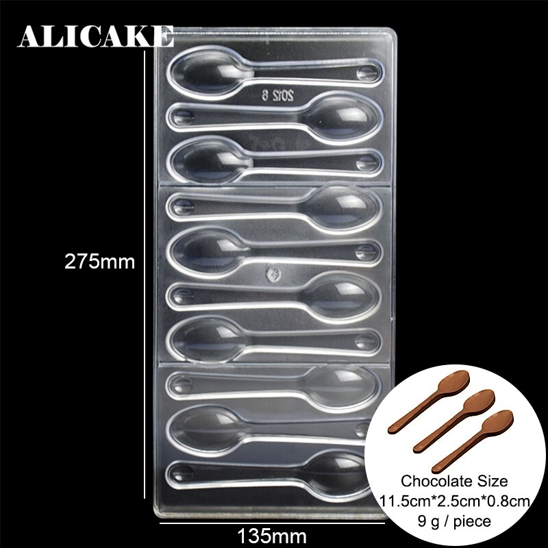 3D Polycarbonaat Chocolade Bar Mallen Plastic Pudding Lade Voor Bakkerij Bakken Gebak Maken Gereedschap Chocolade Vorm Bakvormen Mallen: 76