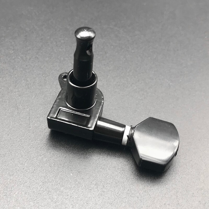 Stemmechanieken voor elektrische akoestische gitaar met vergrendeling, sleutel en sleutel.