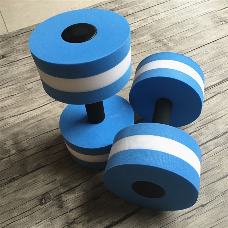 2pcs Water Aerobics Dumbbells EVA Aquatic Barbell Fitness Aqua Pool Exercise