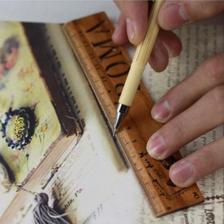 1 Stks/partij 15Cm Oude Architectonische Stad Stijl Straight Meten Ruler Tool School En Kantoorbenodigdheden Briefpapier